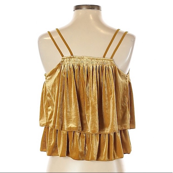 Xhilaration velvet double tie blouse - Picture 2 of 3